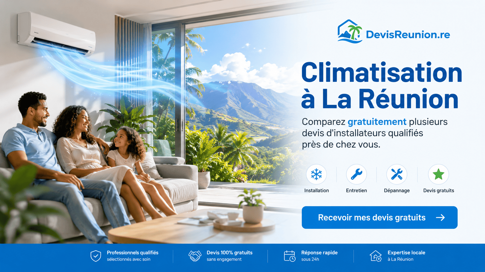 Devis climatisation à la réunion