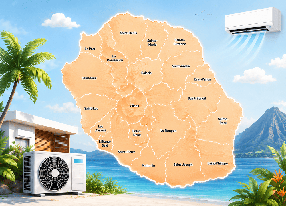 Liste des communes à la Réunion